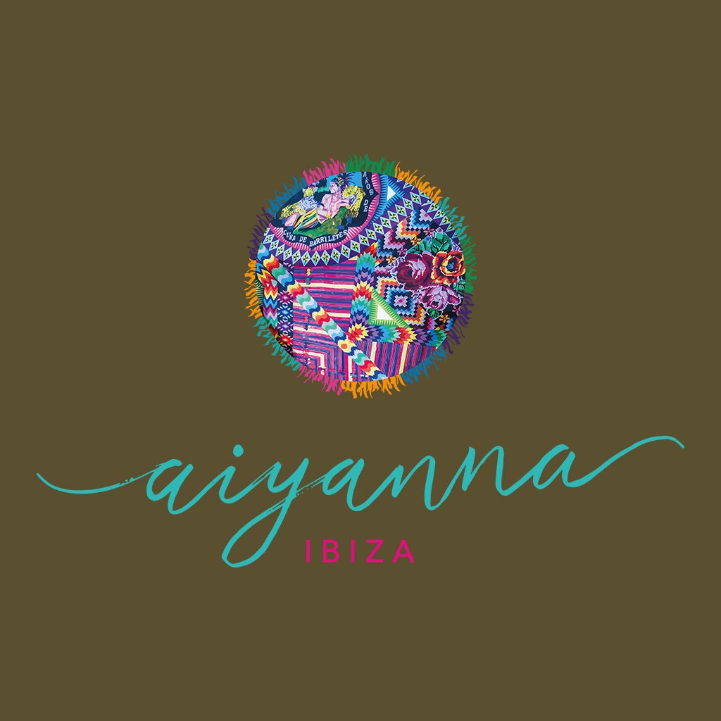 Aiyanna Ibiza Turquoise Logo Front And Back Print Unisex Cruiser Iconic Hoodie-Aiyanna-Essential Republik