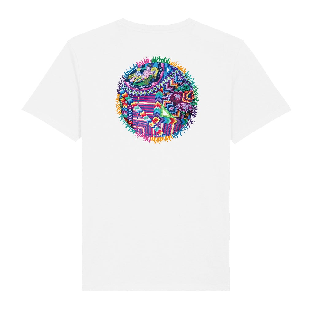 Aiyanna Ibiza Turquoise Logo Front And Back Print Unisex Organic T-Shirt-Aiyanna-Essential Republik
