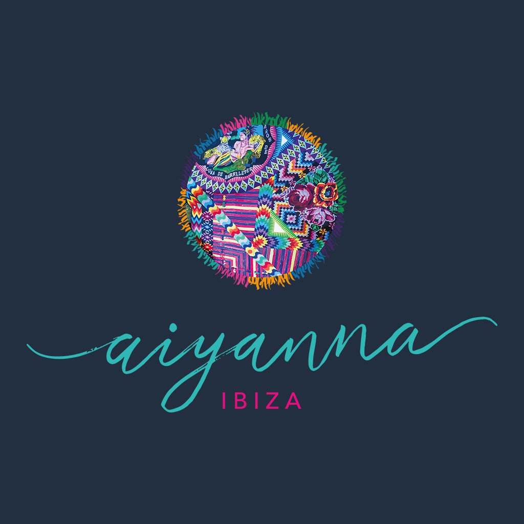 Aiyanna Ibiza Small Turquoise Logo Men's Iconic Zip-through Hoodie-Aiyanna-Essential Republik