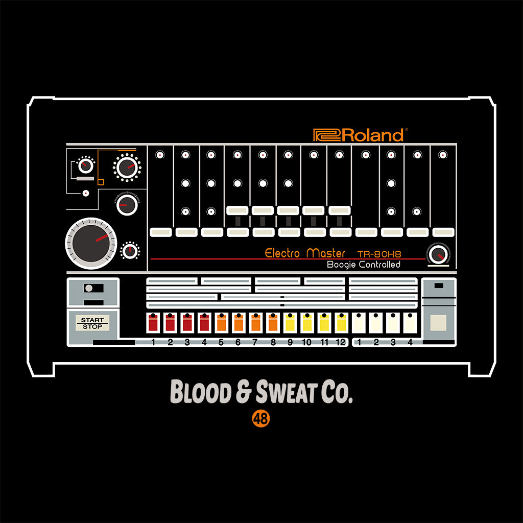808 State Cruiser Iconic Hoodie-Blood & Sweat-Essential Republik