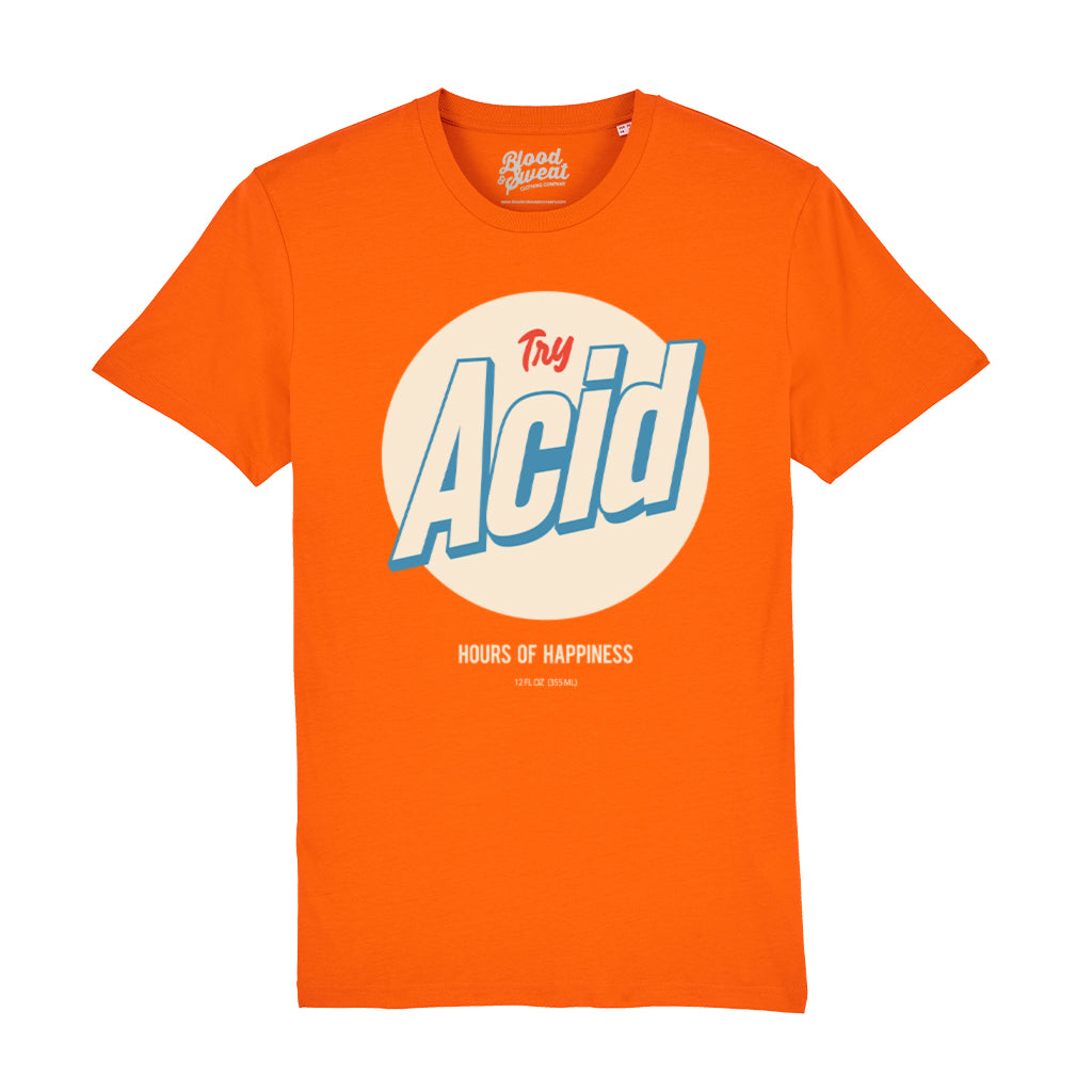 Acid Soda Unisex Organic T-Shirt-Blood & Sweat-Essential Republik