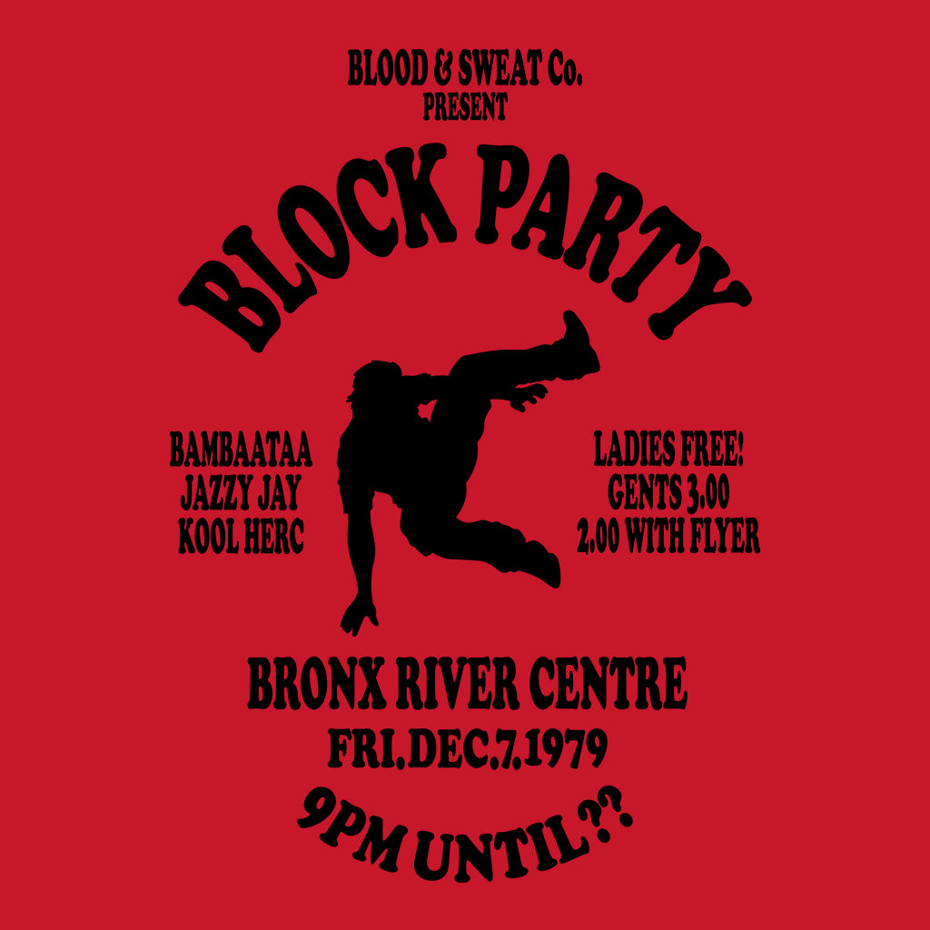 Block Party Unisex Organic T-Shirt-Blood & Sweat-Essential Republik