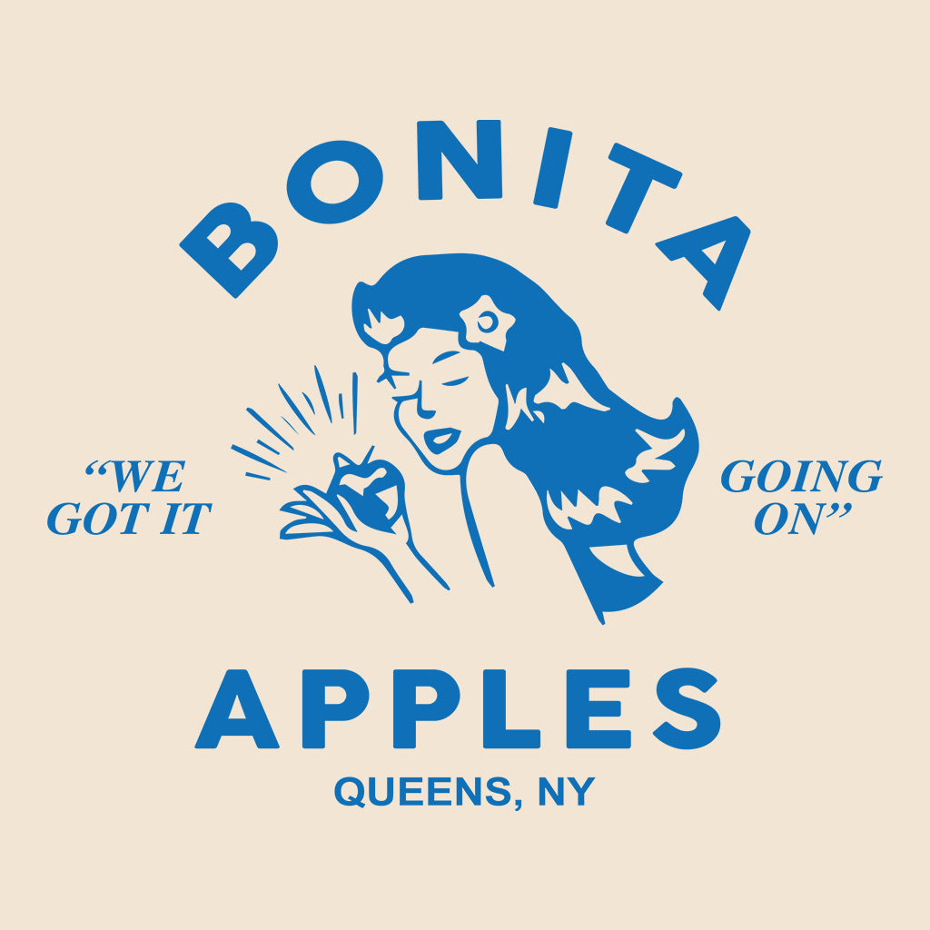 Bonita Applebum Blue Unisex Organic T-Shirt-Blood & Sweat-Essential Republik