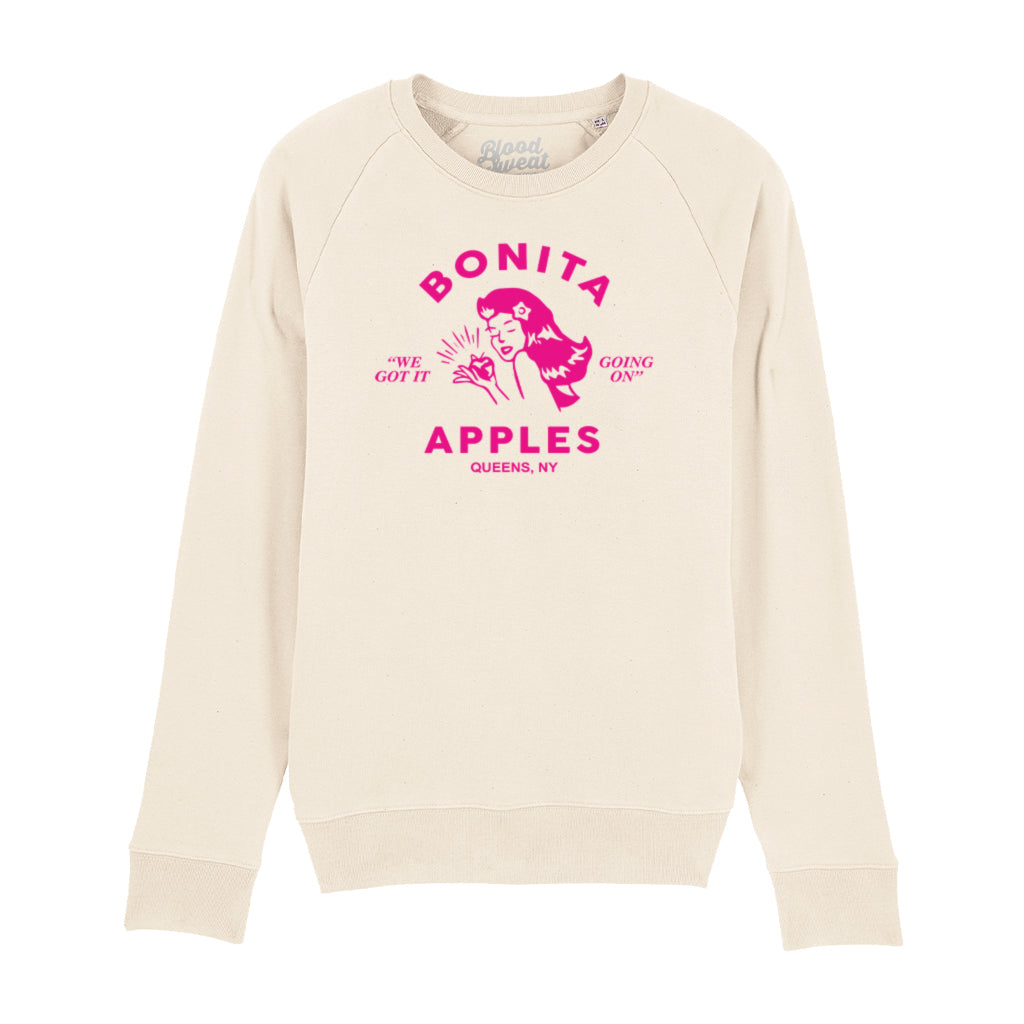 Bonita Applebum Pink Unisex Stoller Crew Neck Sweatshirt-Blood & Sweat-Essential Republik