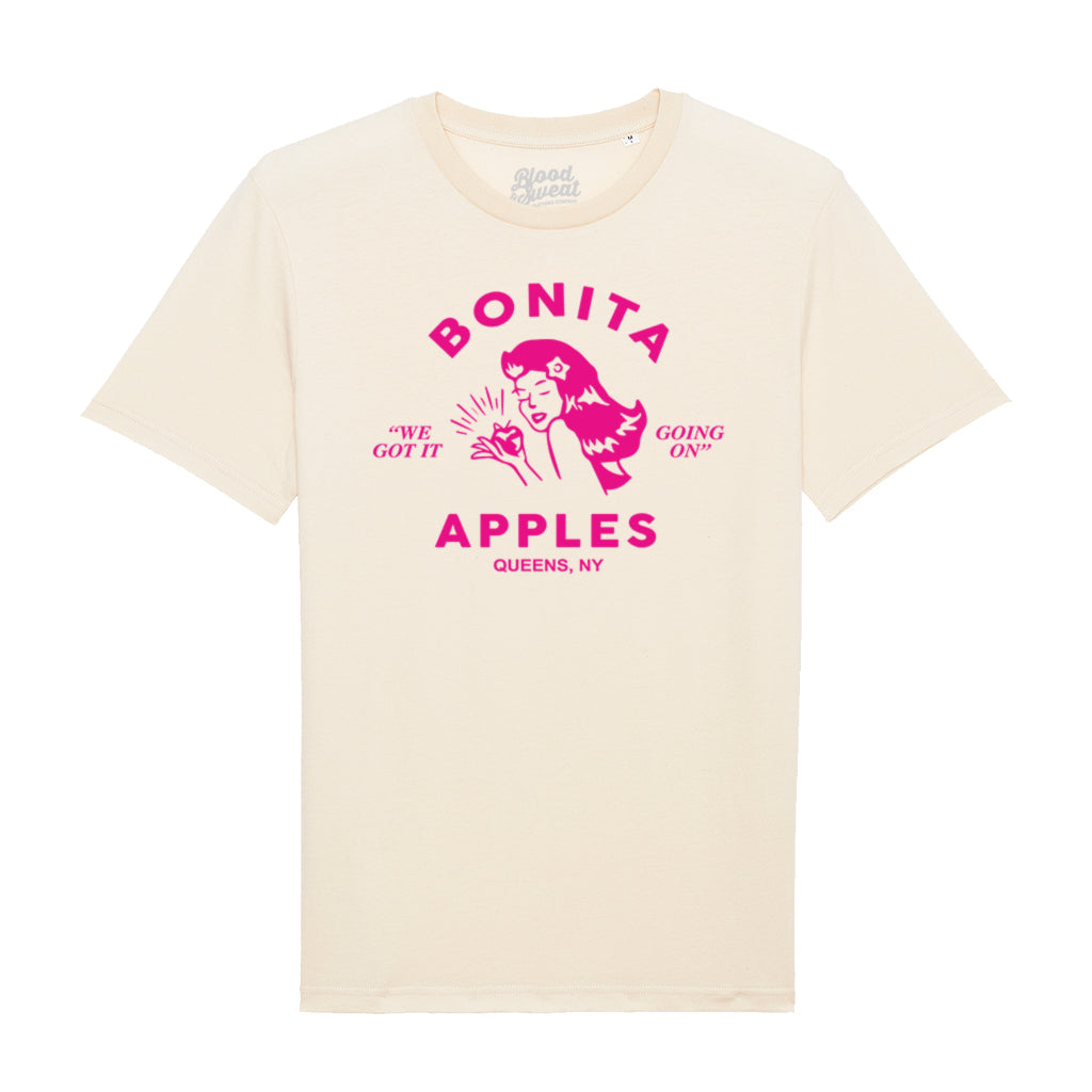 Bonita Applebum Pink Unisex Organic T-Shirt-Blood & Sweat-Essential Republik