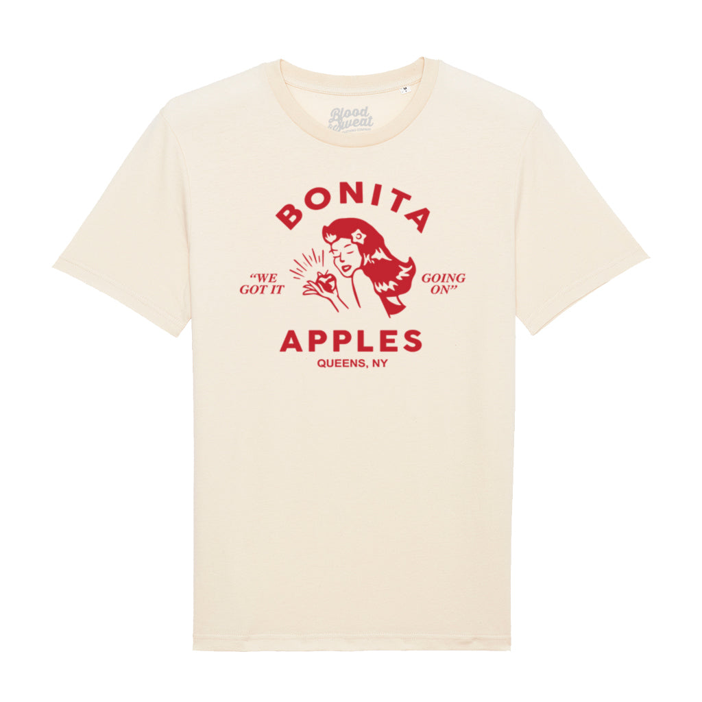 Bonita Applebum Red Unisex Organic T-Shirt-Blood & Sweat-Essential Republik