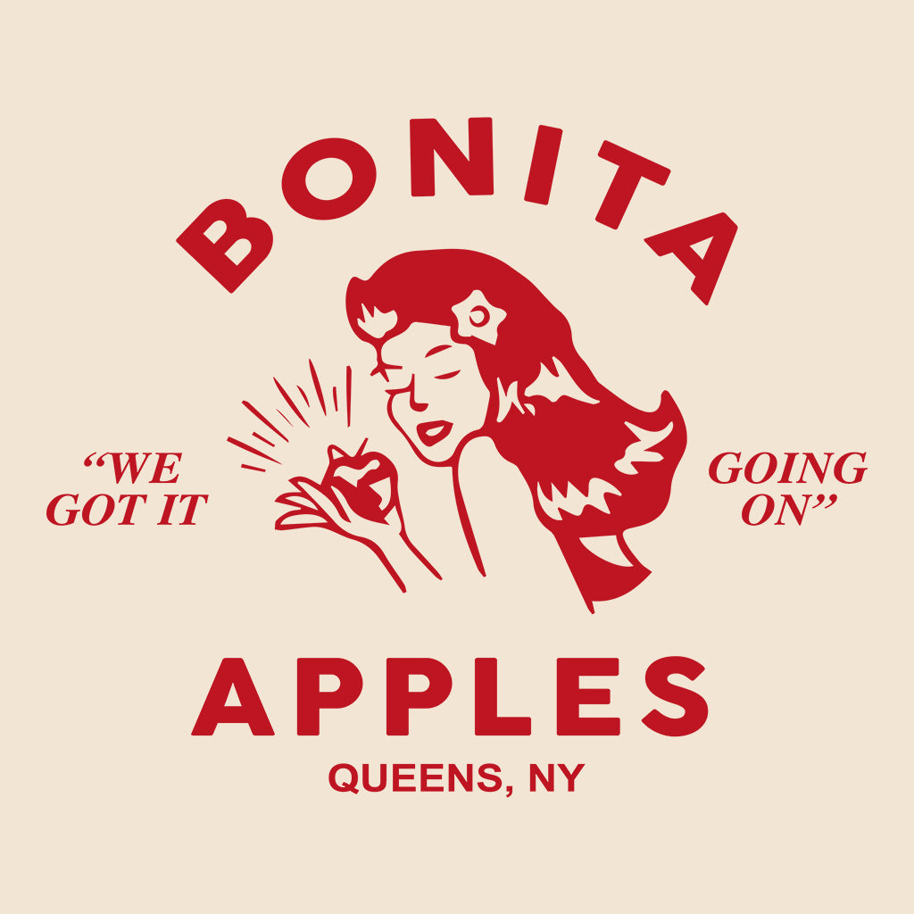 Bonita Applebum Red Unisex Organic T-Shirt-Blood & Sweat-Essential Republik