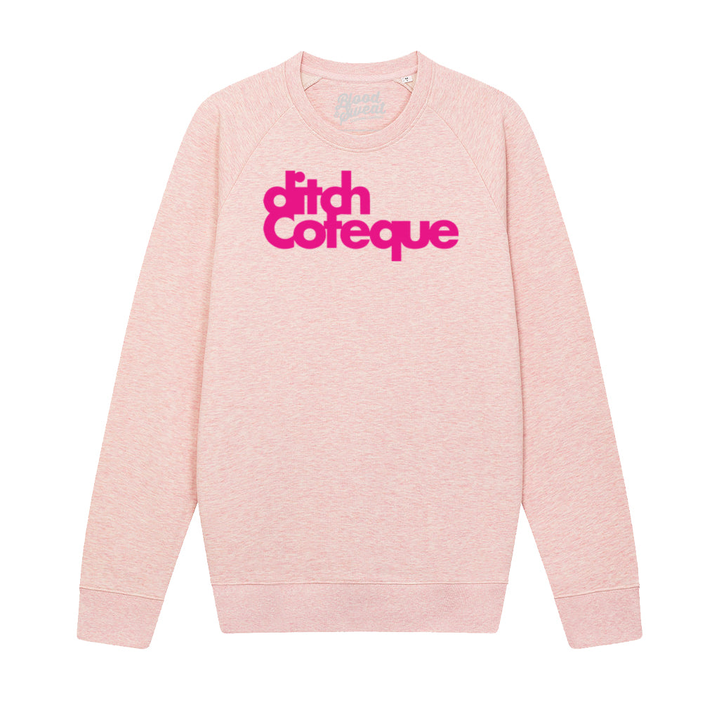 Official Ditchcoteque Pink Unisex Stoller Crew Neck Sweatshirt-Blood & Sweat-Essential Republik