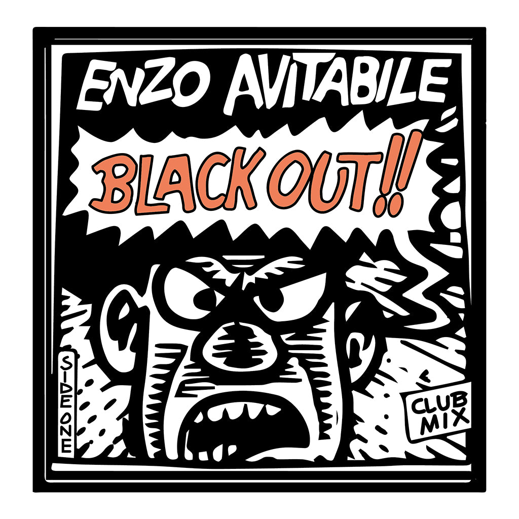 Enzo Blackout Unisex Organic T-Shirt-Blood & Sweat-Essential Republik