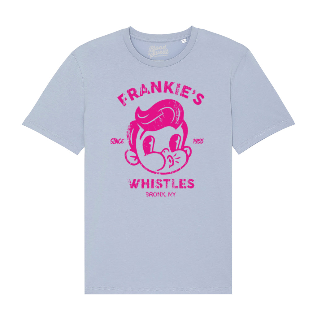 Frankie's Whistles Pink Unisex Organic T-Shirt-Blood & Sweat-Essential Republik