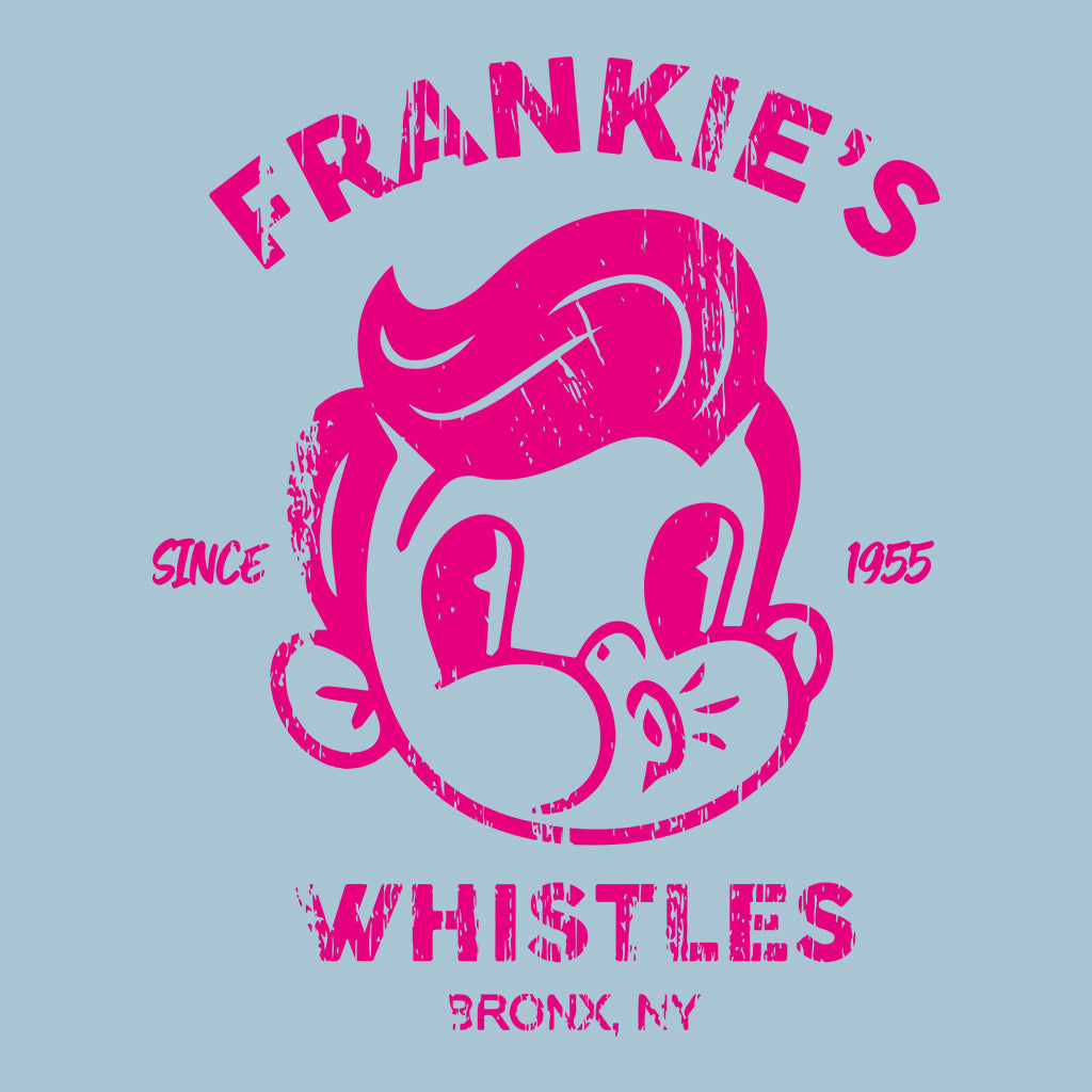 Frankie's Whistles Pink Unisex Cruiser Iconic Hoodie-Blood & Sweat-Essential Republik