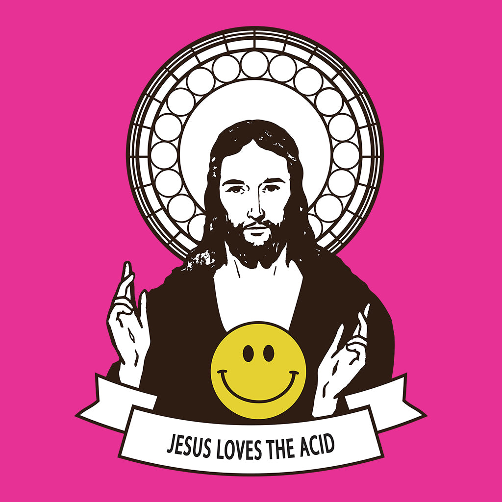 Jesus Loves The Acid Original Snapback Cap-Blood & Sweat-Essential Republik