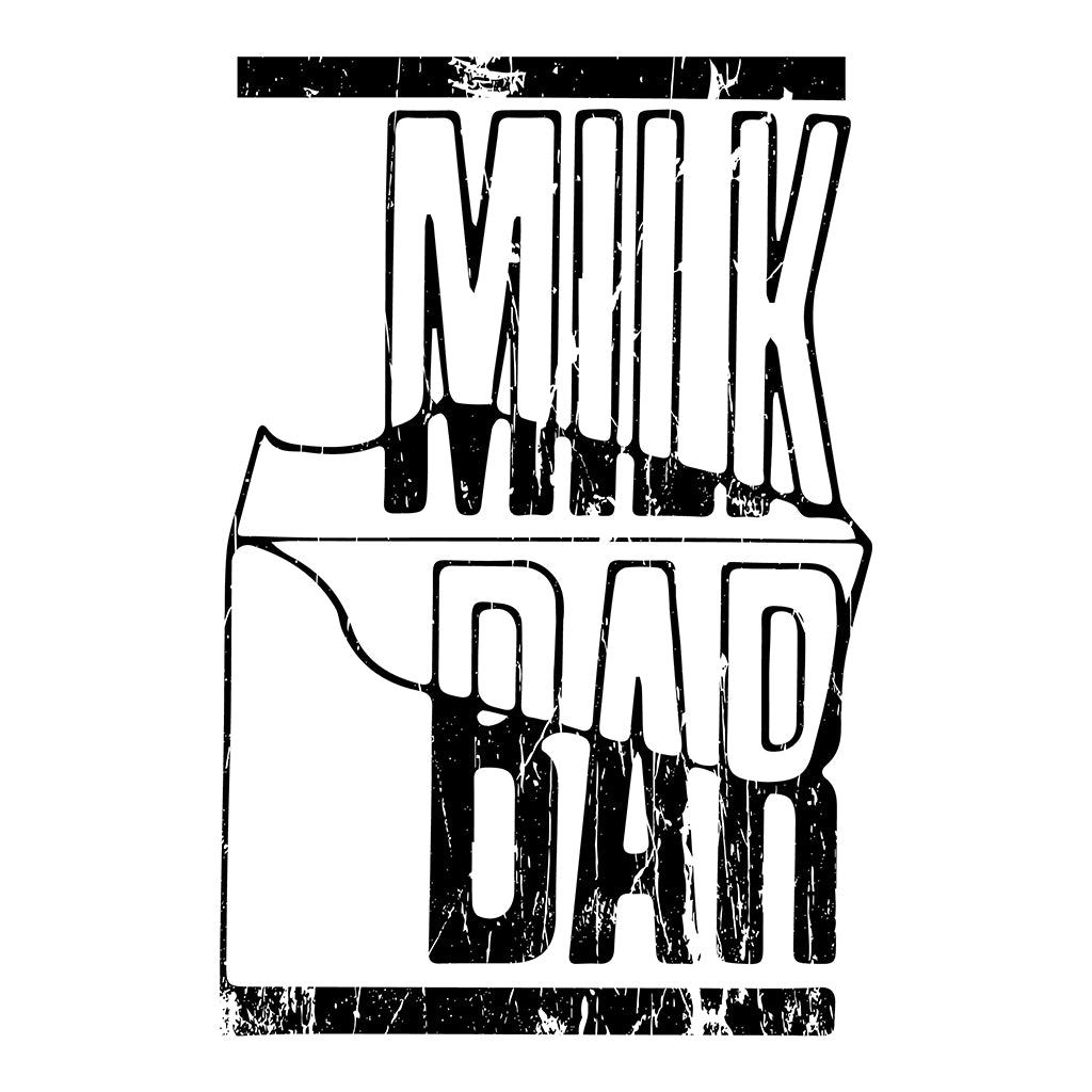 Milk Bar Black Unisex Organic T-Shirt-Blood & Sweat-Essential Republik