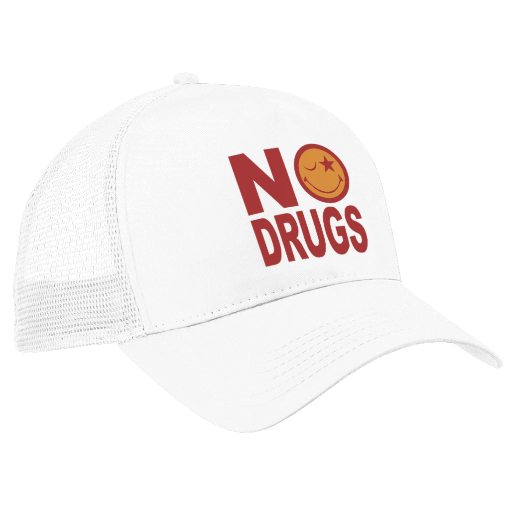 No Drugs Trucker Cap-Blood & Sweat-Essential Republik