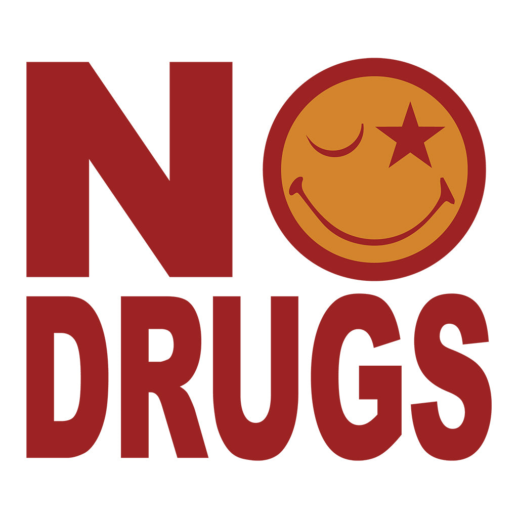 No Drugs Unisex Cruiser Iconic Hoodie-Blood & Sweat-Essential Republik
