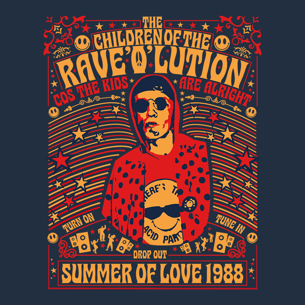 Rave 'O' Lution Unisex Organic T-Shirt-Blood & Sweat-Essential Republik
