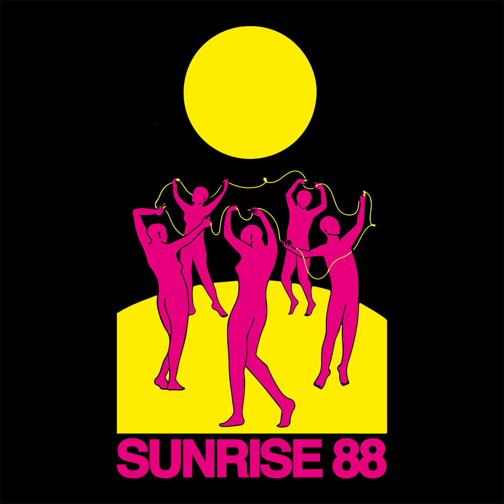 Sunrise 88 Yellow Unisex Stoller Crew Neck Sweatshirt-Blood & Sweat-Essential Republik