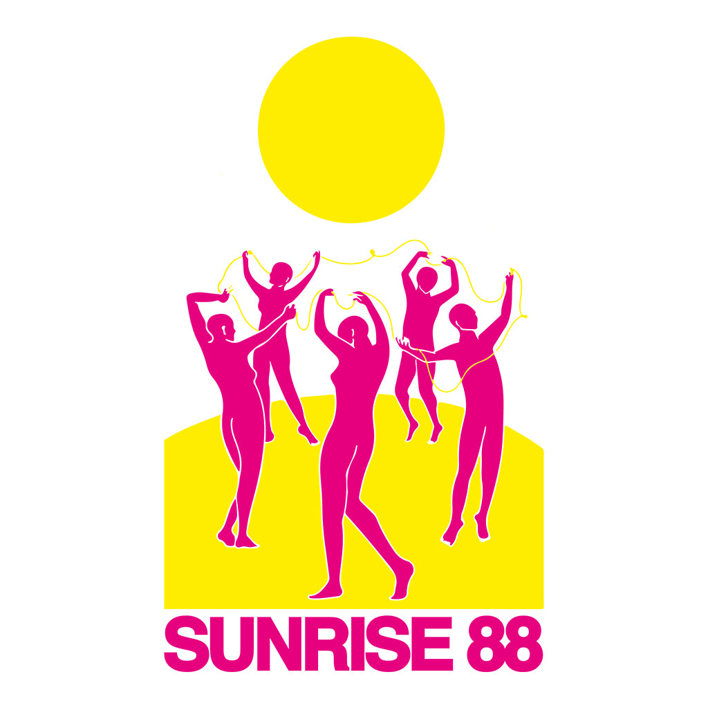 Sunrise 88 Yellow Unisex Cruiser Iconic Hoodie-Blood & Sweat-Essential Republik