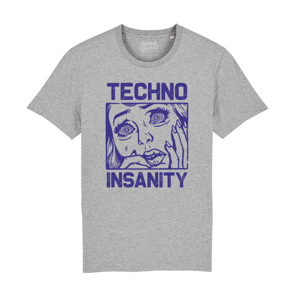 Techno Insanity Unisex Organic T-Shirt-Blood & Sweat-Essential Republik