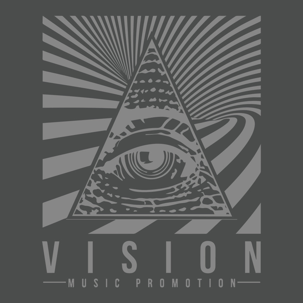 Official Vision Collaboration Grey Unisex Organic T-Shirt-Blood & Sweat-Essential Republik