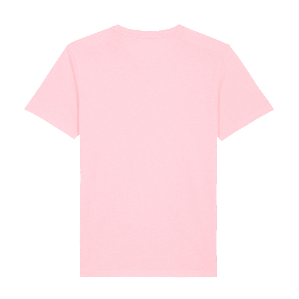 Official Vision Collaboration Pink Unisex Organic T-Shirt-Blood & Sweat-Essential Republik