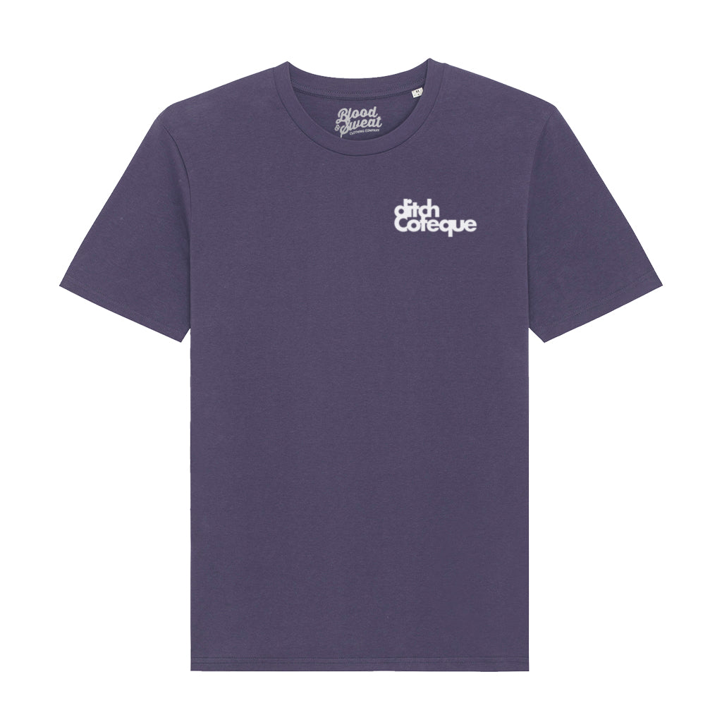 Official Ditchcoteque White Unisex Organic T-Shirt-Blood & Sweat-Essential Republik