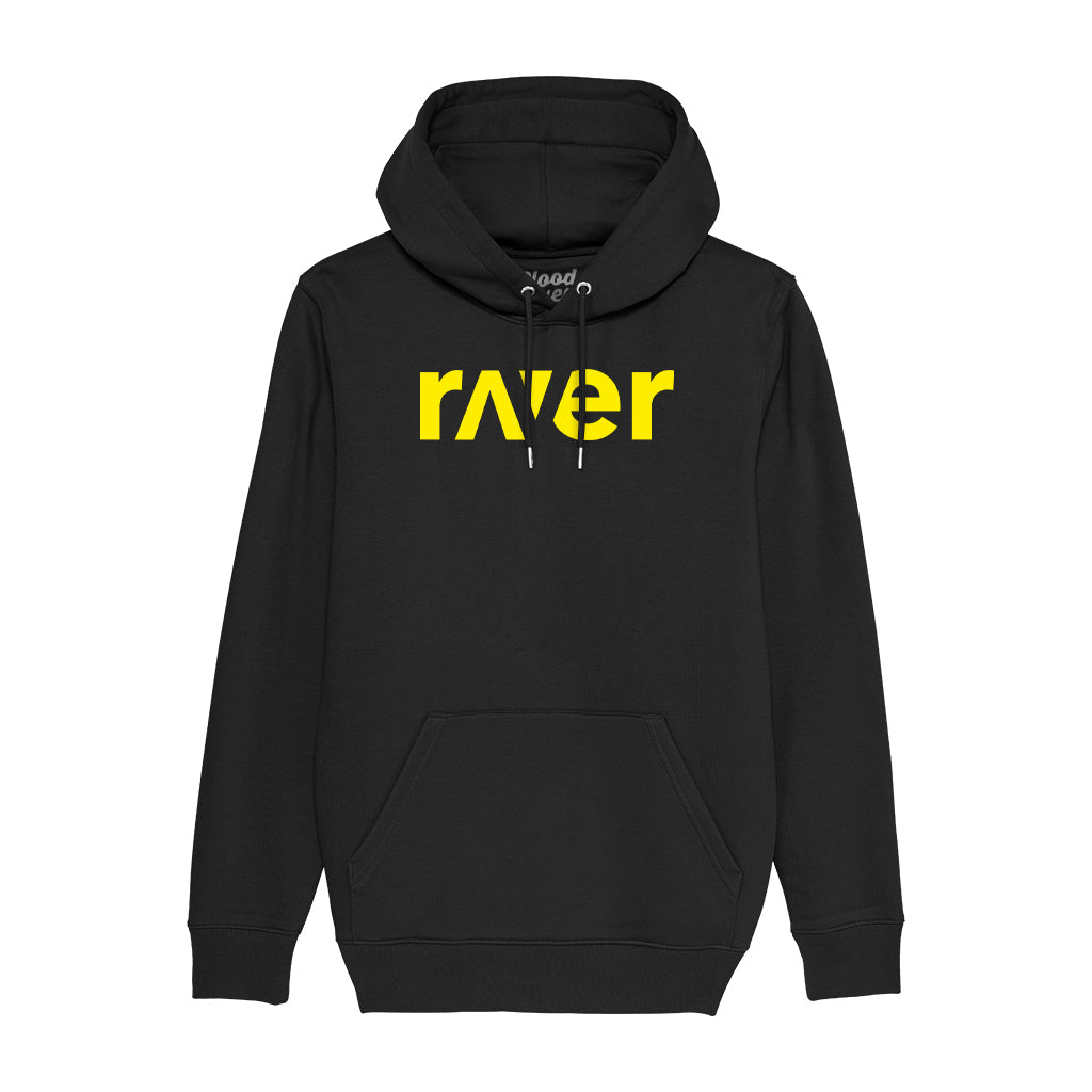 Raver Yellow Unisex Cruiser Iconic Hoodie-Blood & Sweat-Essential Republik
