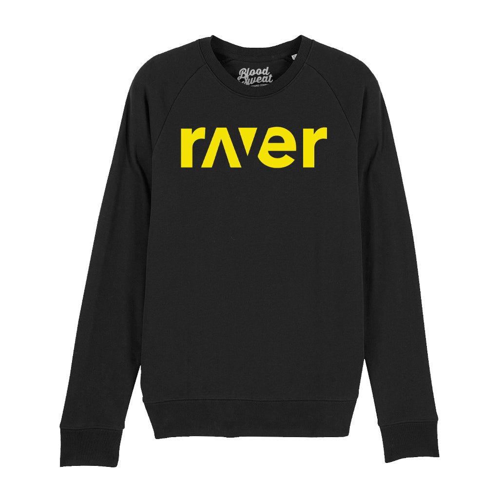 Raver Yellow Unisex Stoller Crew Neck Sweatshirt-Blood & Sweat-Essential Republik