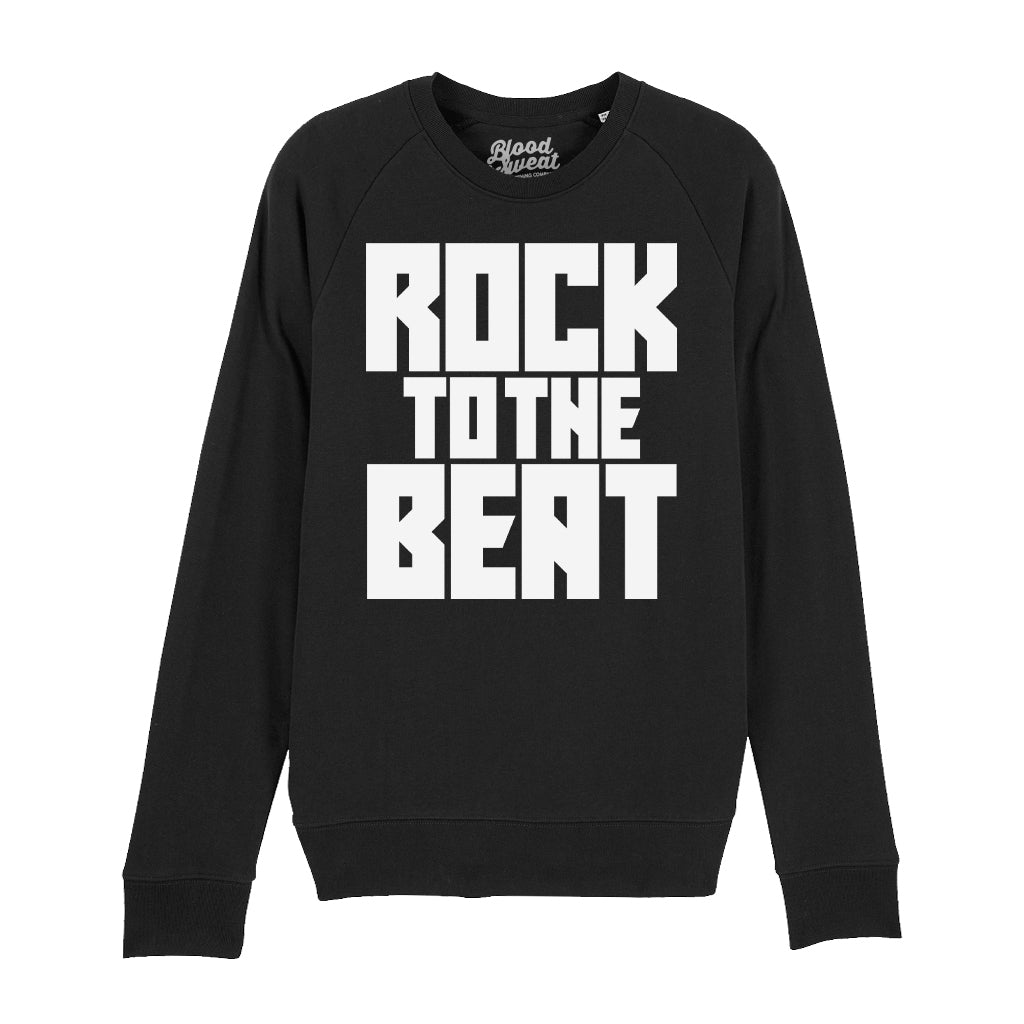 Rock To The Beat Unisex Stoller Crew Neck Sweatshirt-Blood & Sweat-Essential Republik