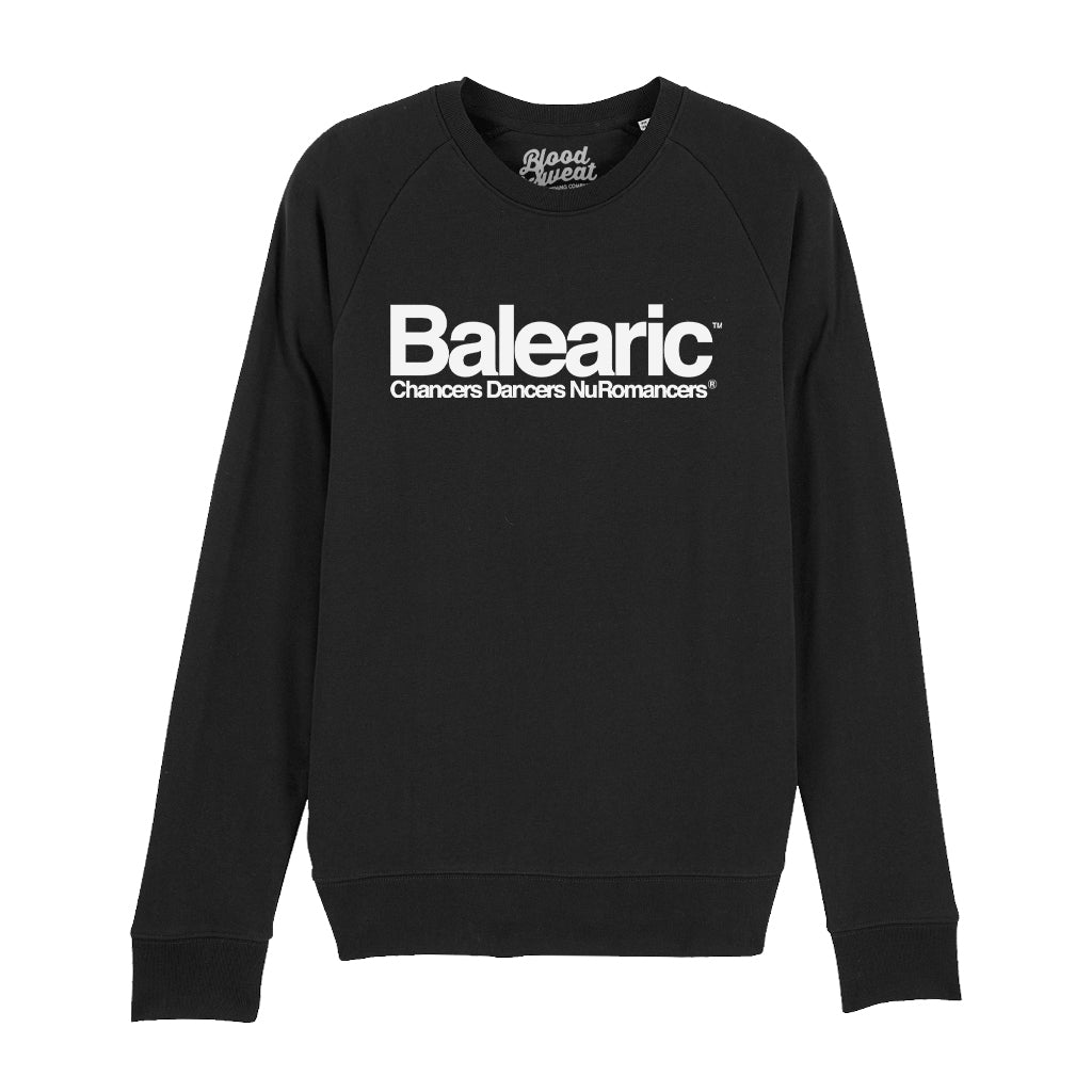 Balearic White Unisex Stoller Crew Neck Sweatshirt-Blood & Sweat-Essential Republik