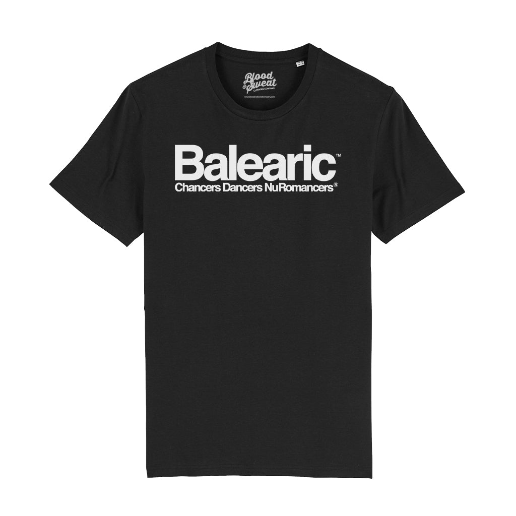 Balearic White Unisex Organic T-Shirt-Blood & Sweat-Essential Republik