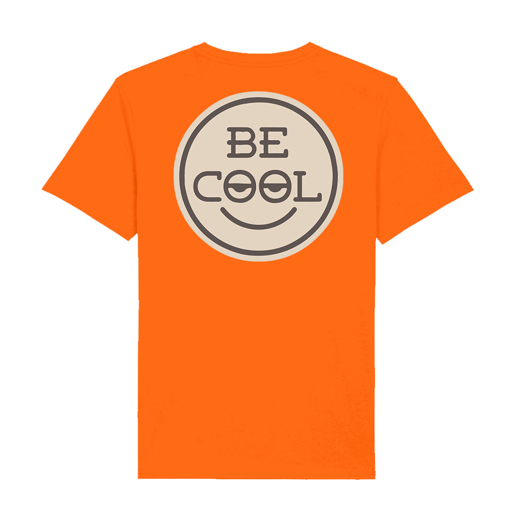 Be Cool Front And Back Print Unisex Organic T-Shirt-Blood & Sweat-Essential Republik