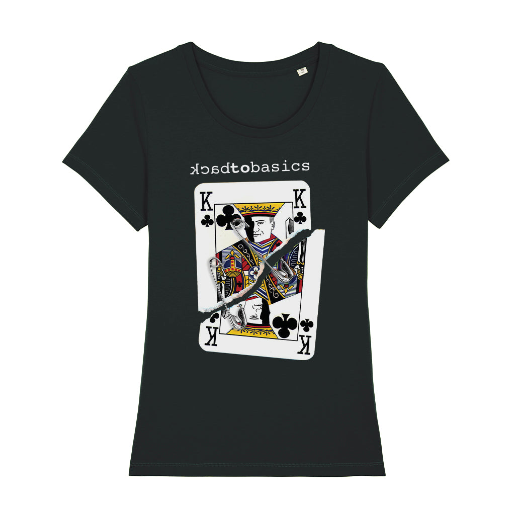 Back To Basics King Of Clubs Women's Iconic Fitted T-Shirt-Back To Basics-Essential Republik