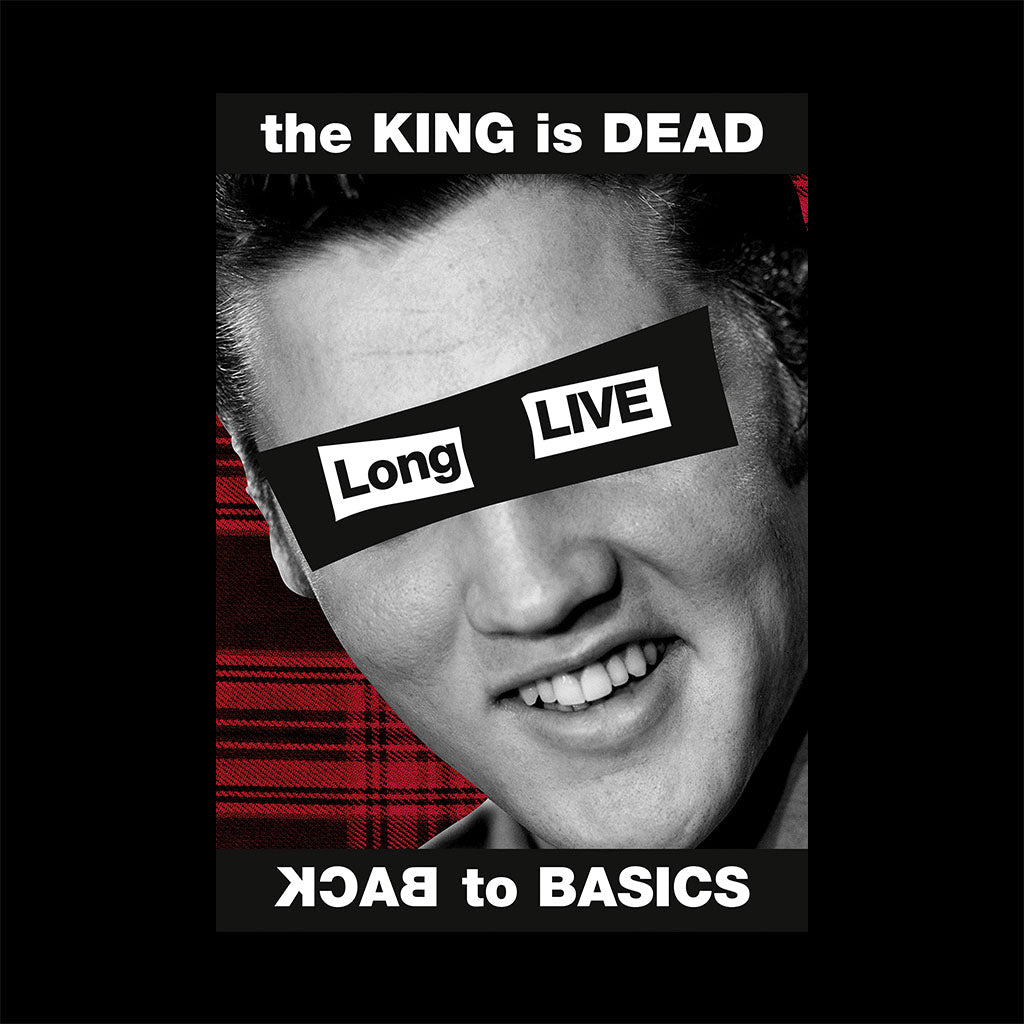 The King Is Dead Long Live Back To Basics Women's Iconic Fitted T-Shirt-Back To Basics-Essential Republik