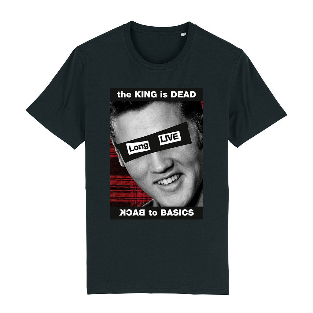 The King Is Dead Long Live Back To Basics Men's Organic T-Shirt-Back To Basics-Essential Republik
