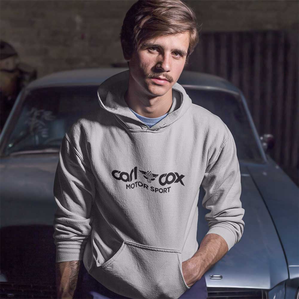 CC Motorsport Black Logo Adult's Hooded Sweatshirt-Carl Cox-Essential Republik
