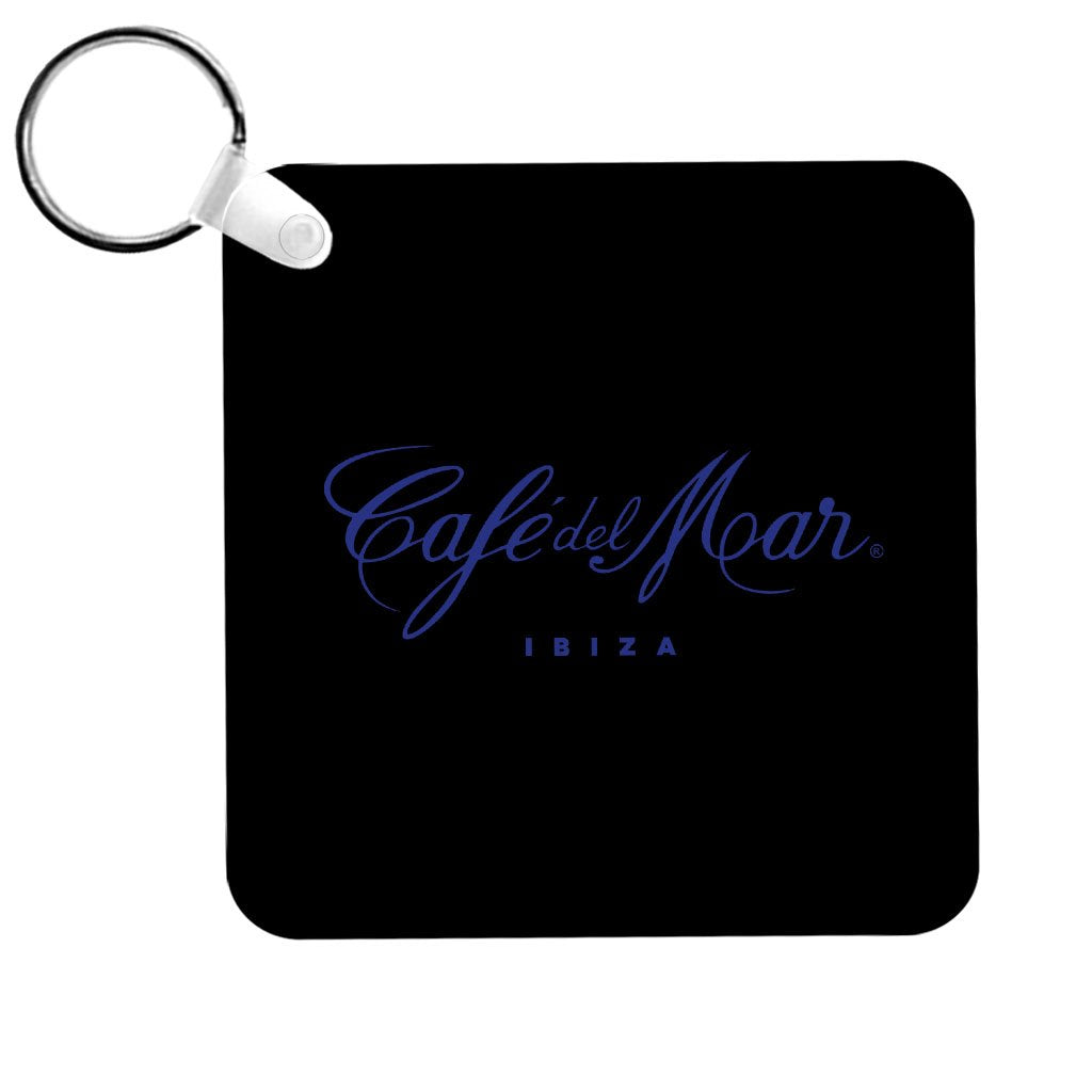 Café del Mar Ibiza Blue Logo Keyring-Café del Mar-Essential Republik
