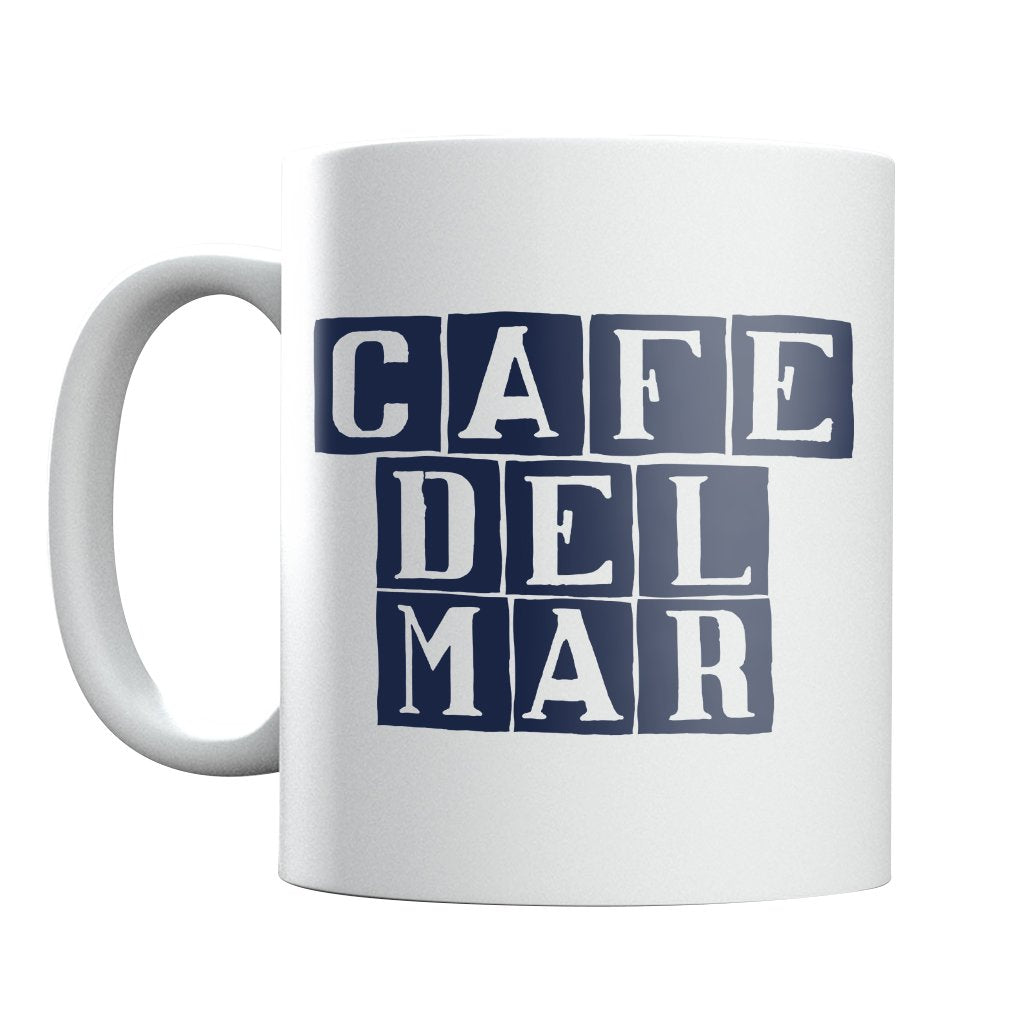 Café del Mar Blue Tile Logo Mug-Café del Mar-Essential Republik