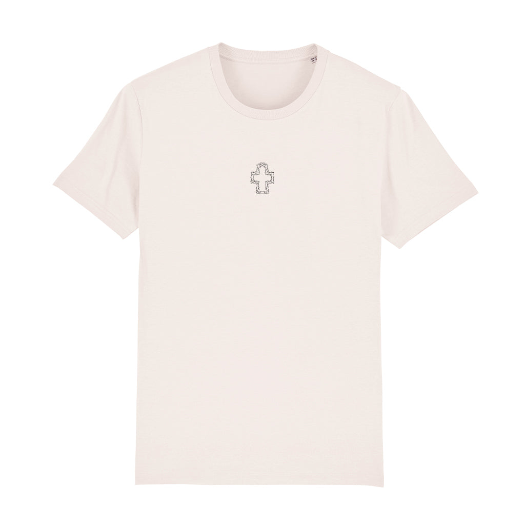 The Cross Black Cross Unisex Organic T-Shirt-The Cross-Essential Republik