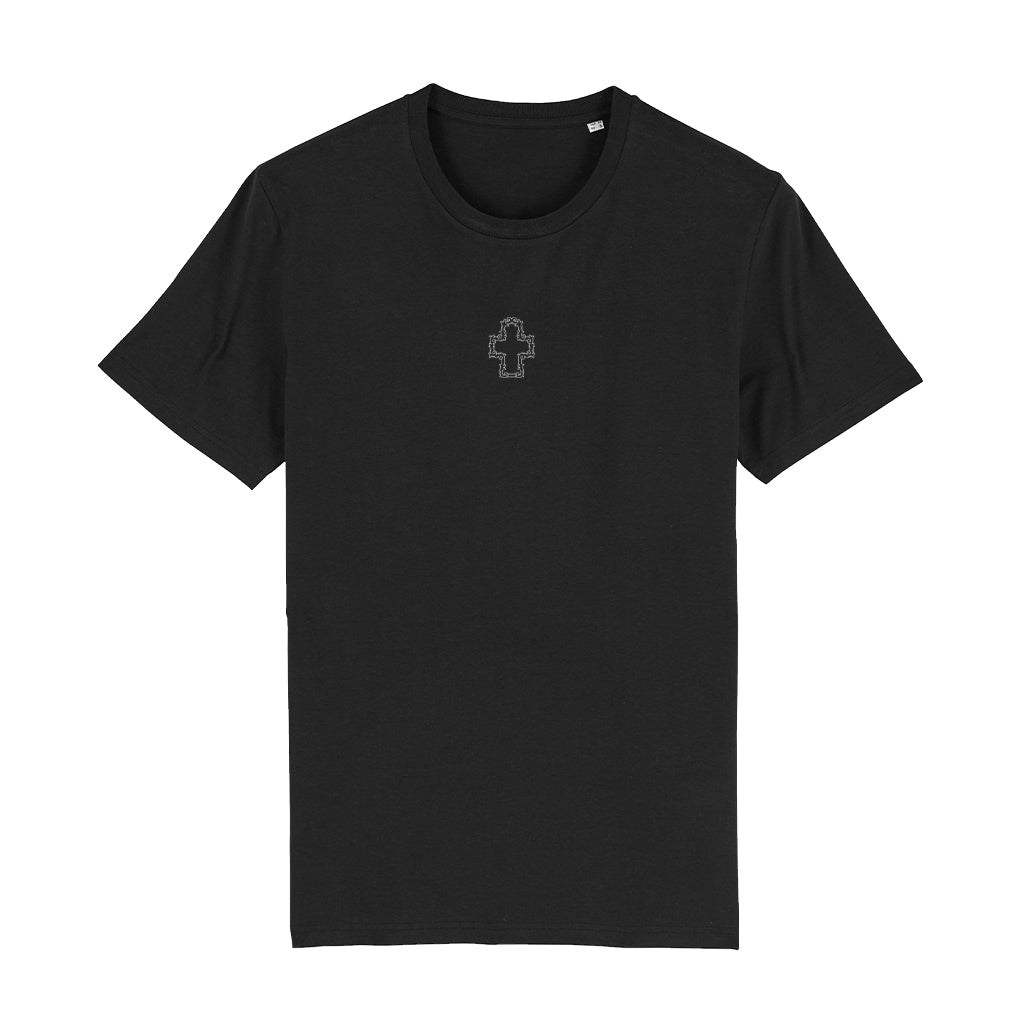 The Cross White Cross Unisex Organic T-Shirt-The Cross-Essential Republik