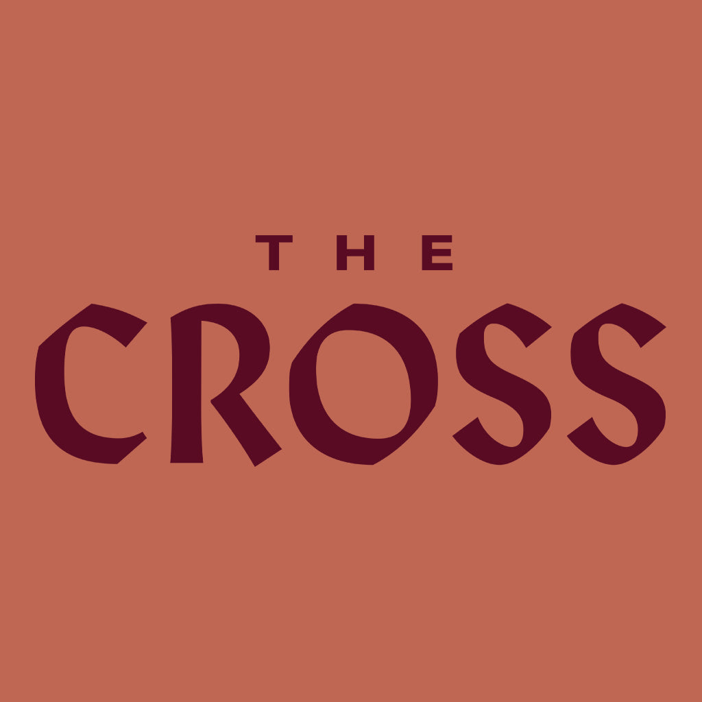 The Cross Crimson Logo Front And Back Print Unisex Cruiser Iconic Hoodie-The Cross-Essential Republik
