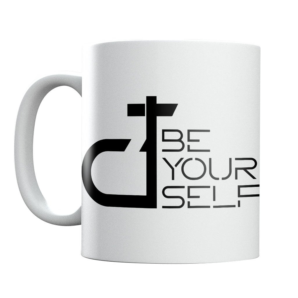 DT Be Yourself Black Logo Mug-Danny Tenaglia-Essential Republik