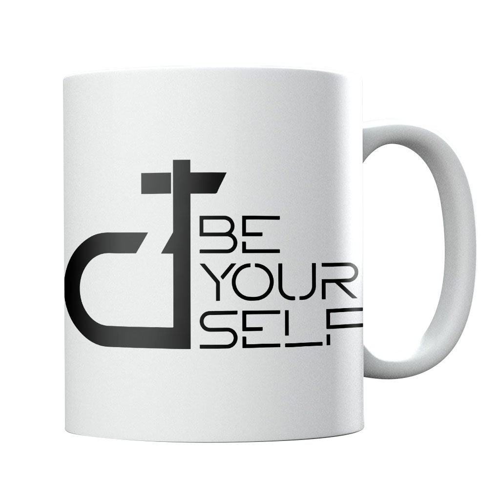 DT Be Yourself Black Logo Mug-Danny Tenaglia-Essential Republik