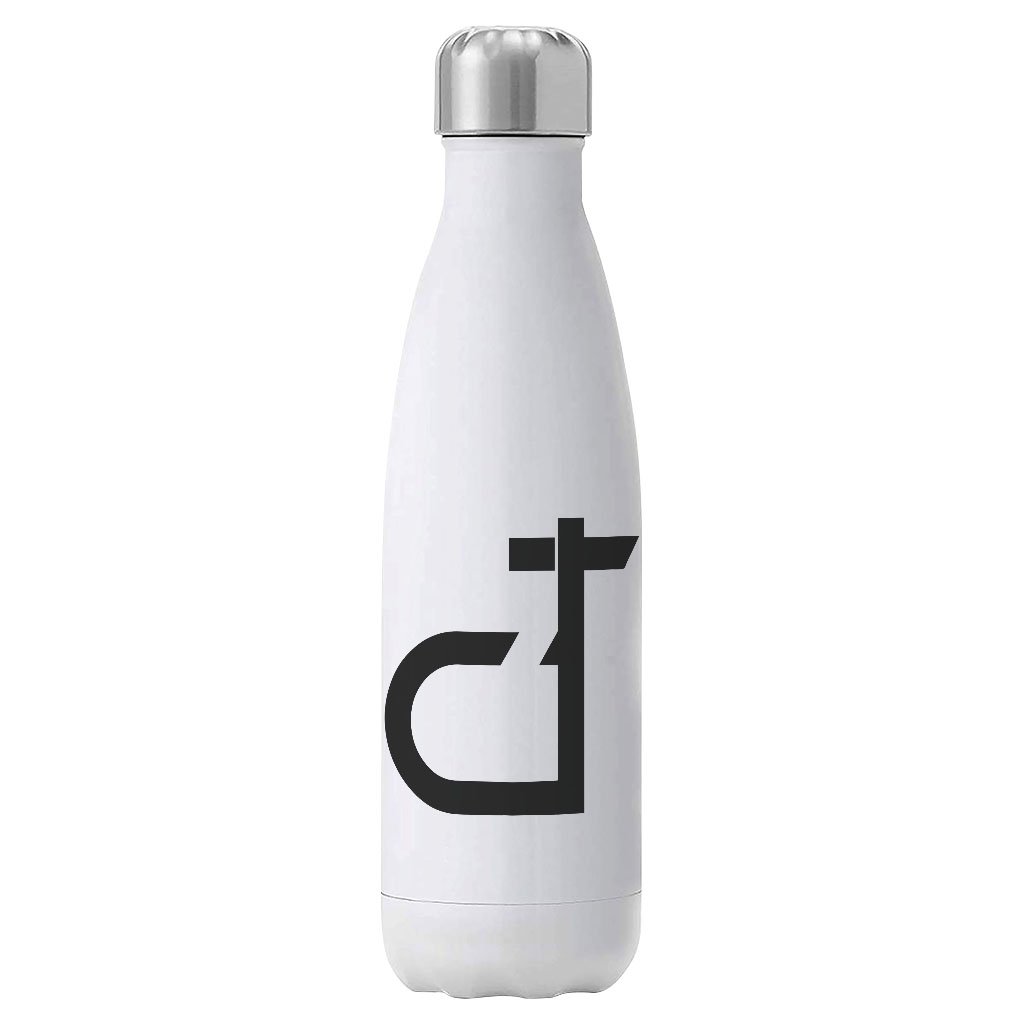 DT Black Logo Insulated Stainless Steel Water Bottle-Danny Tenaglia-Essential Republik