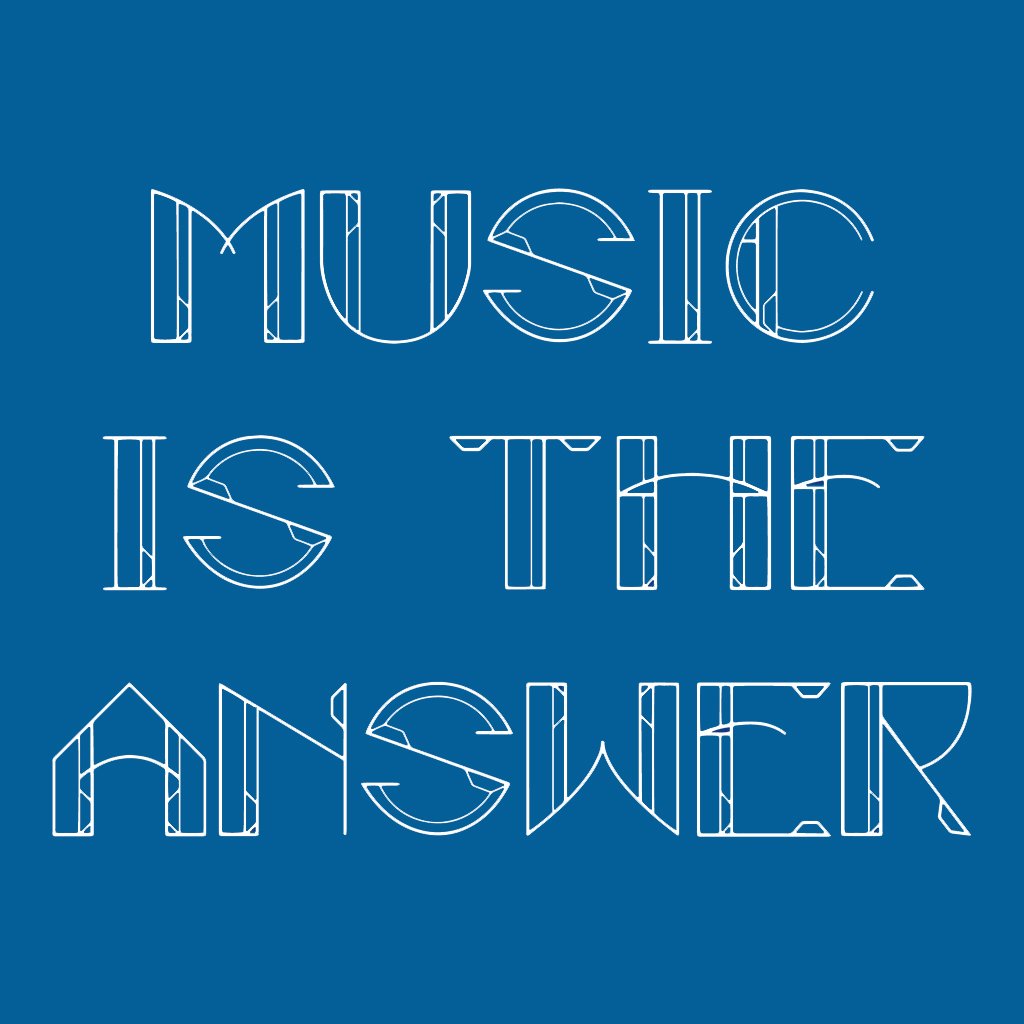 Music Is The Answer White Text Unisex Cruiser Iconic Hoodie-Danny Tenaglia-Essential Republik