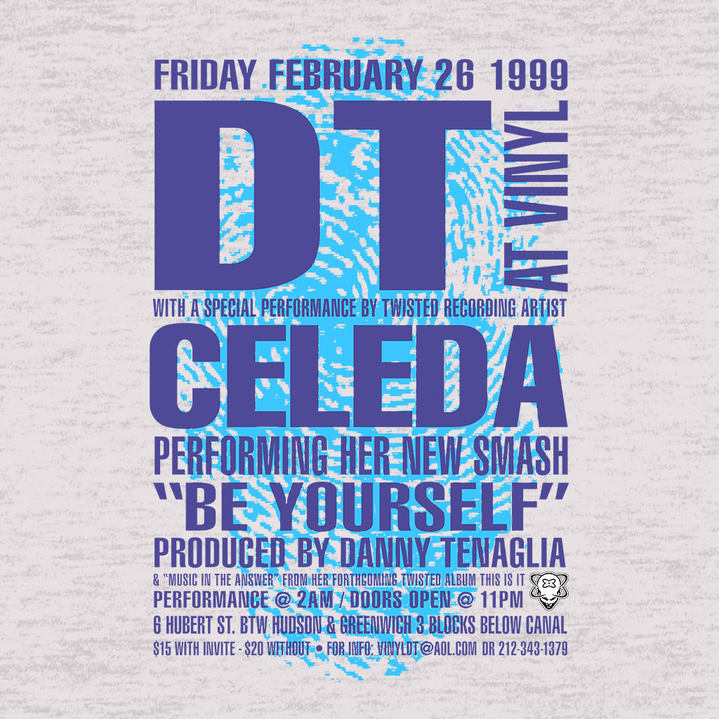 Danny Tenaglia At Vinyl Women's Iconic Fitted T-Shirt-Danny Tenaglia-Essential Republik