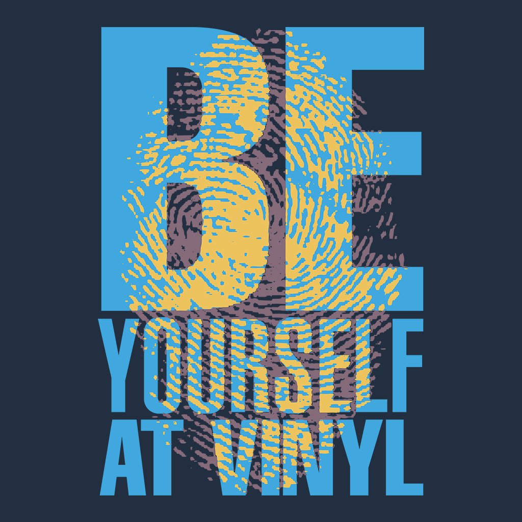 Be Yourself At Vinyl Men's Organic T-Shirt-Danny Tenaglia-Essential Republik