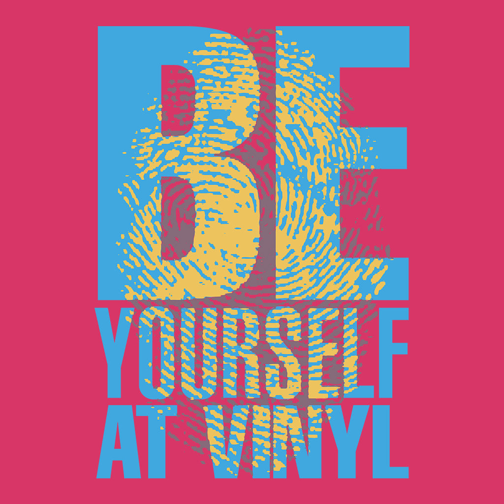 Be Yourself At Vinyl Women's Iconic Fitted T-Shirt-Danny Tenaglia-Essential Republik