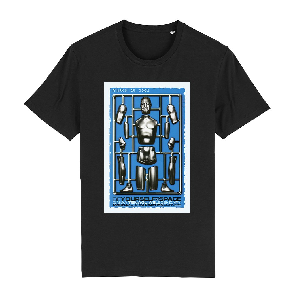 Danny Tenaglia Be Yourself At Space Men's Organic T-Shirt-Danny Tenaglia-Essential Republik