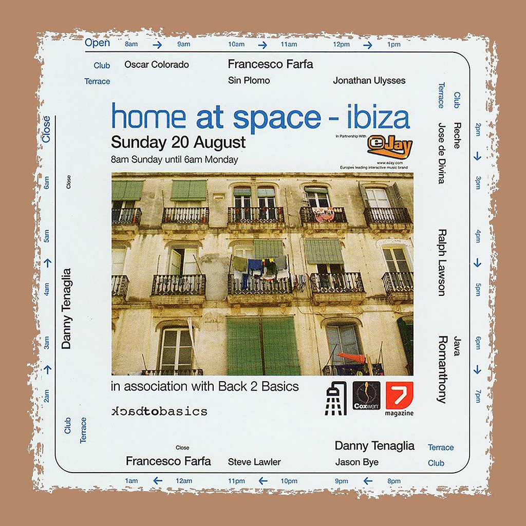 Danny Tenaglia Home At Space Ibiza Men's Organic T-Shirt-Danny Tenaglia-Essential Republik